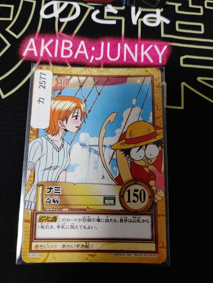 One Piece Bandai Carddass Card Nami C462 Japanese Retro Vintage Japan