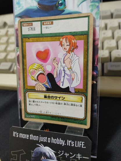 One Piece Bandai Carddass Card Nami BA-WO4 Japanese Retro Vintage Japan