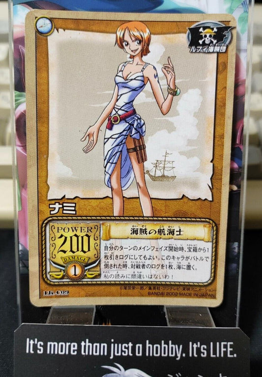 One Piece Bandai Carddass Card Nami LK-C09 Japanese Retro Vintage Japan