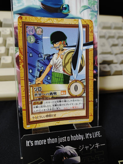 One Piece Bandai Carddass Card Zoro C73 Japanese Retro Vintage Japan