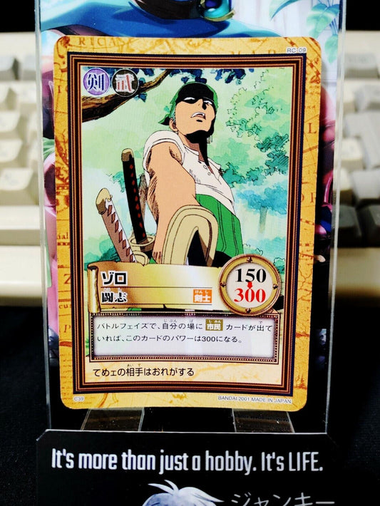 One Piece Bandai Carddass Card Zoro C39 Japanese Retro Vintage Japan