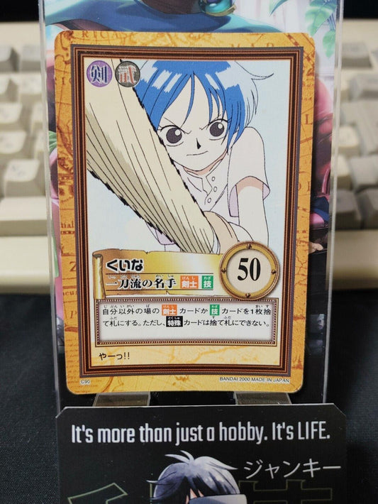 One Piece Bandai Carddass Card Kuina C90 Japanese Retro Vintage Japan