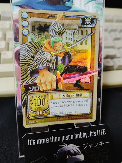 One Piece Bandai Carddass Card Zoro LK-C02 Japanese Retro Vintage Japan