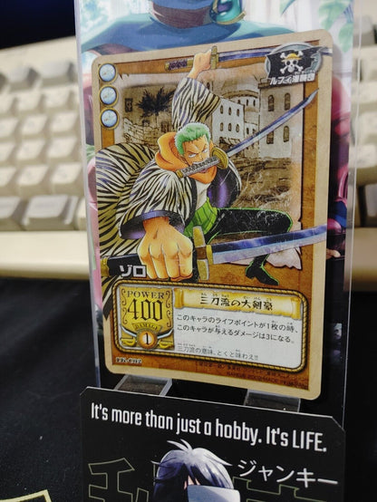 One Piece Bandai Carddass Card Zoro LK-C02 Japanese Retro Vintage Japan