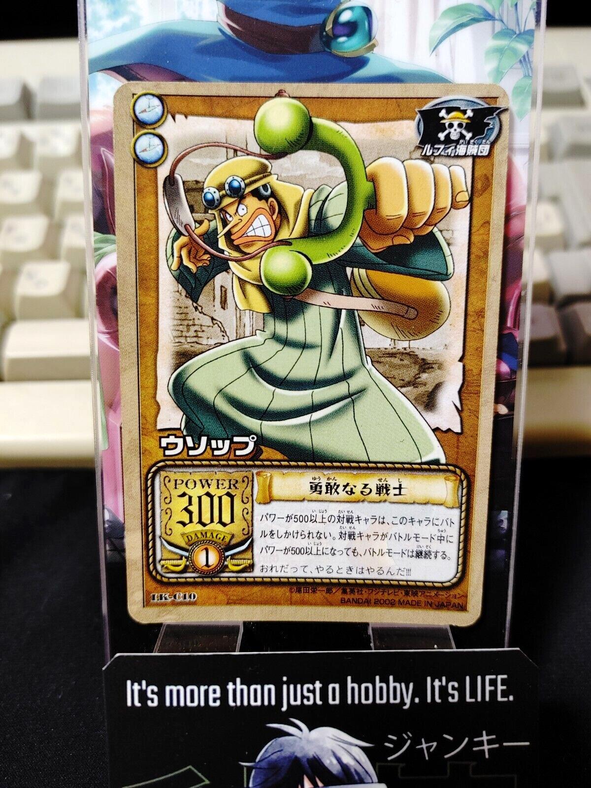 One Piece Bandai Carddass Card Usopp LK-C10 Japanese Retro Vintage Japan