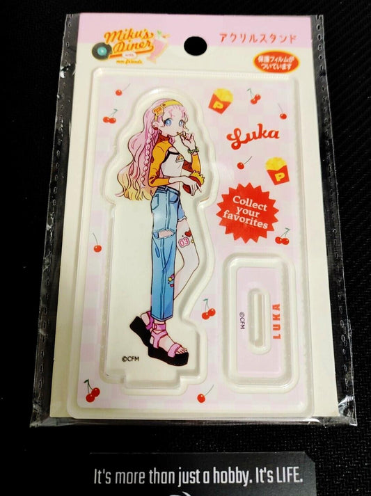 Hatsune Miku Miku's Diner Luka Collectible Acrylic Kawaii GOODS JAPAN Release