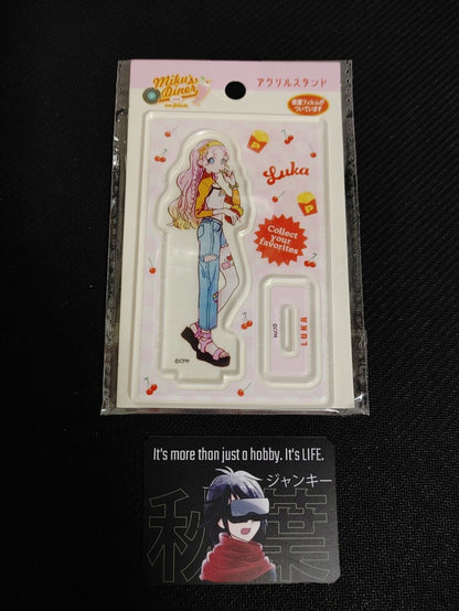 Hatsune Miku Miku's Diner Luka Collectible Acrylic Kawaii GOODS JAPAN Release