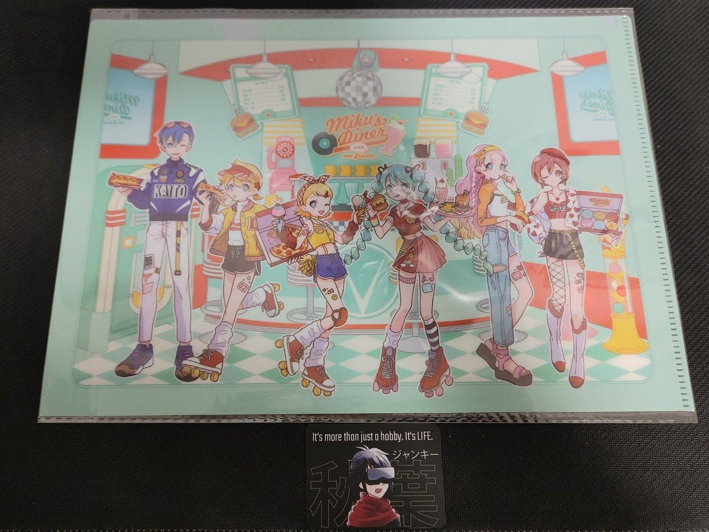 Hatsune Miku Miku's Diner Collectible Clear File A Kawaii GOODS JAPAN Release