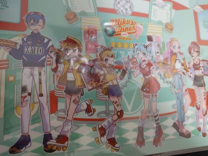 Hatsune Miku Miku's Diner Collectible Clear File A Kawaii GOODS JAPAN Release