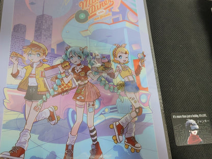 Hatsune Miku Miku's Diner Collectible Clear File B Kawaii GOODS JAPAN Release