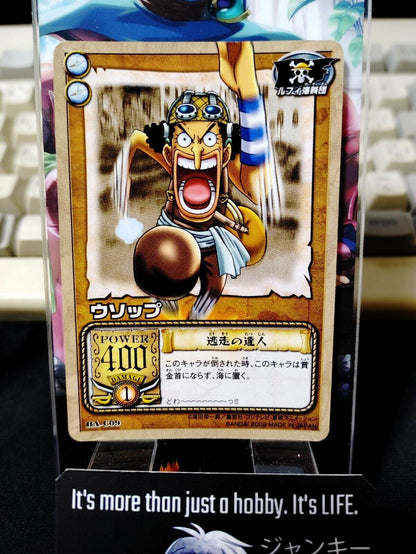 One Piece Bandai Carddass Card Usopp BA-C09 Japanese Retro Vintage Japan