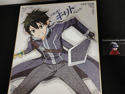 Anime Sword Art Online Kirito Art Panel A Japan Limited Release