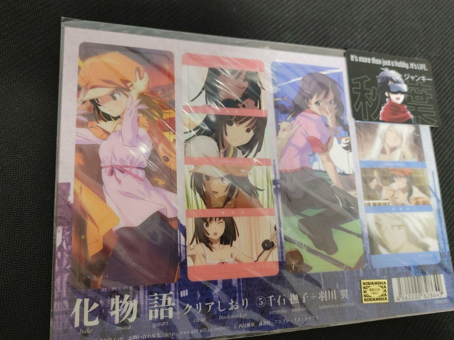 Bakemonogatari Anime Character Book Mark Set Kawaii Accessory Limited Japan