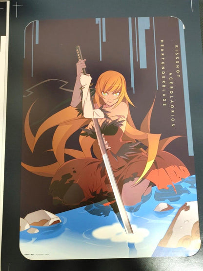 Kizumonogatari Display Portrait Board Shinobu Oshino Japan Limited