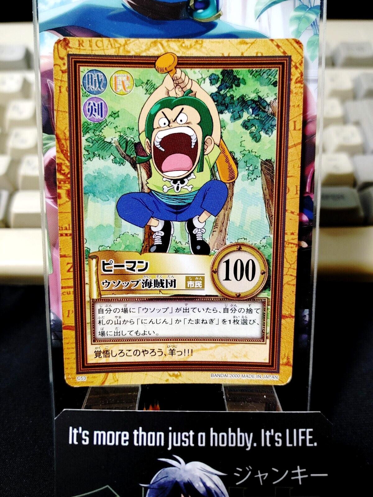 One Piece Bandai Carddass Card Usopp C53 Japanese Retro Vintage Japan