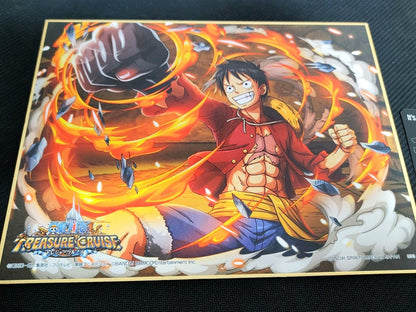 Anime One Piece Animation Luffy Art Design Panel Board Shikishi Japan Limited