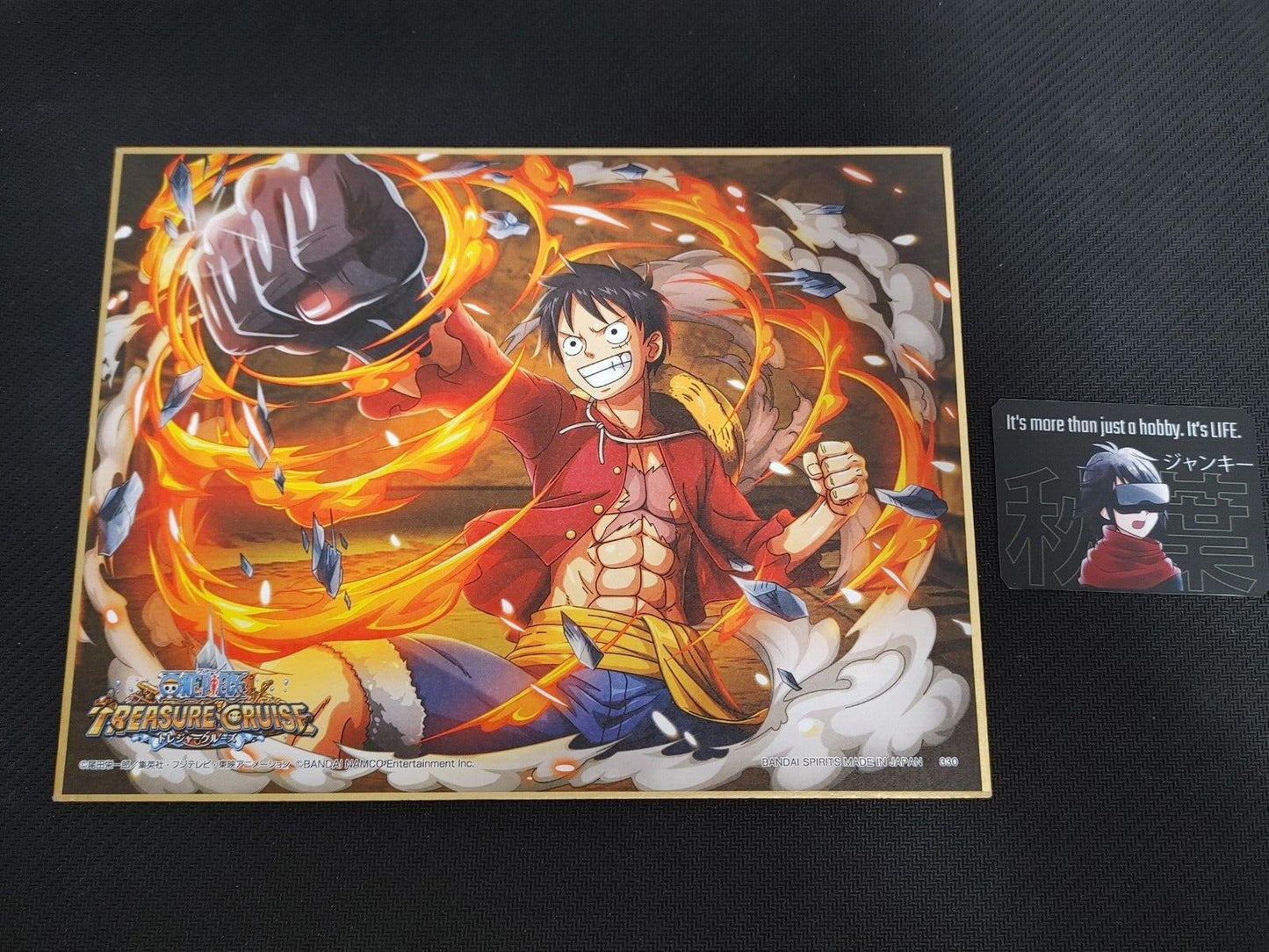 Anime One Piece Animation Luffy Art Design Panel Board Shikishi Japan Limited