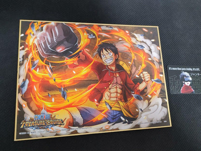 Anime One Piece Animation Luffy Art Design Panel Board Shikishi Japan Limited