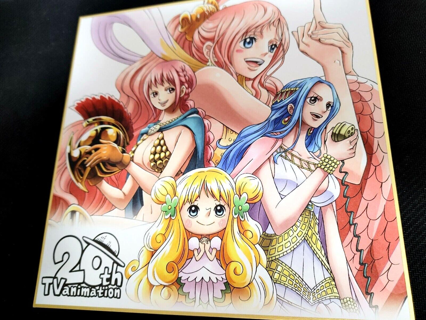 Anime One Piece Animation 20th Art Design Panel Board Shikishi Japan Limited