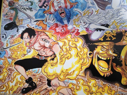 Anime One Piece Animation Art Design Panel Board Shikishi Japan Limited