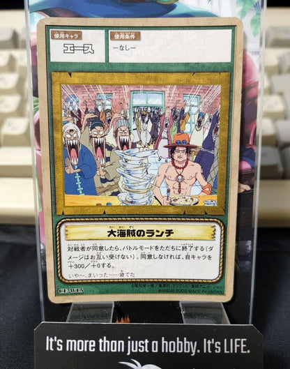 One Piece Bandai Carddass Card Ace CE-W15 Japanese Retro Vintage Japan