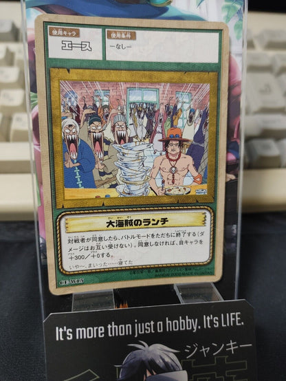 One Piece Bandai Carddass Card Ace CE-W15 Japanese Retro Vintage Japan