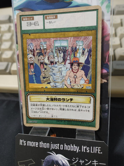 One Piece Bandai Carddass Card Ace CE-W15 Japanese Retro Vintage Japan