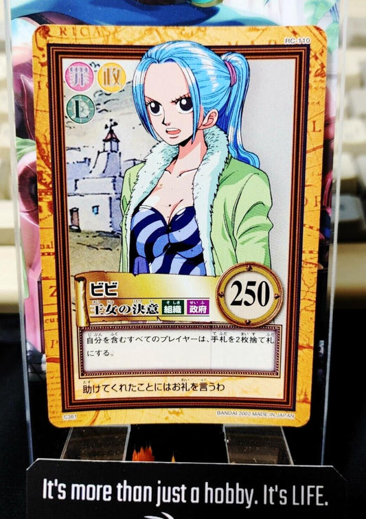 One Piece Bandai Carddass Card Vivi C381 Japanese Retro Vintage Japan