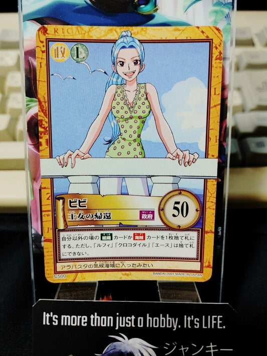 One Piece Bandai Carddass Card Vivi C500 Japanese Retro Vintage Japan