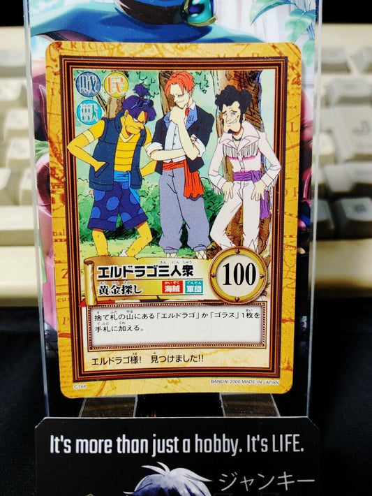 One Piece Bandai Carddass Card Eldoraggo C144 Japanese Retro Vintage Japan