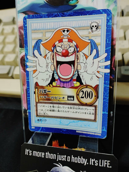 One Piece Bandai Carddass Card Buggy S14 Japanese Retro Vintage Japan