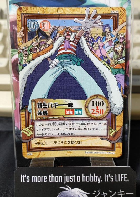 One Piece Bandai Carddass Card Buggy C254 Japanese Retro Vintage Japan