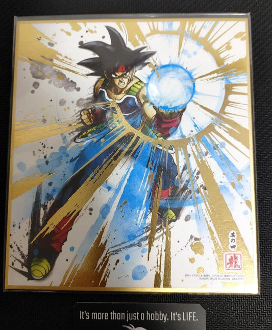 Dragon Ball Z Anime Bardock Art Board Panel Shikishi Japan Limited