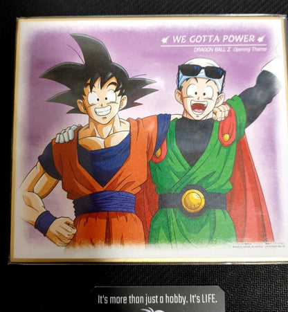 Dragon Ball Z Anime Goku Gohan Art Board Panel Shikishi Japan Limited