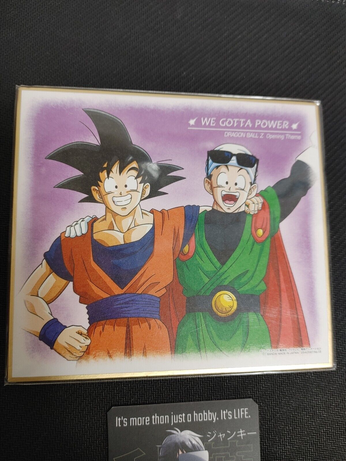 Dragon Ball Z Anime Goku Gohan Art Board Panel Shikishi Japan Limited