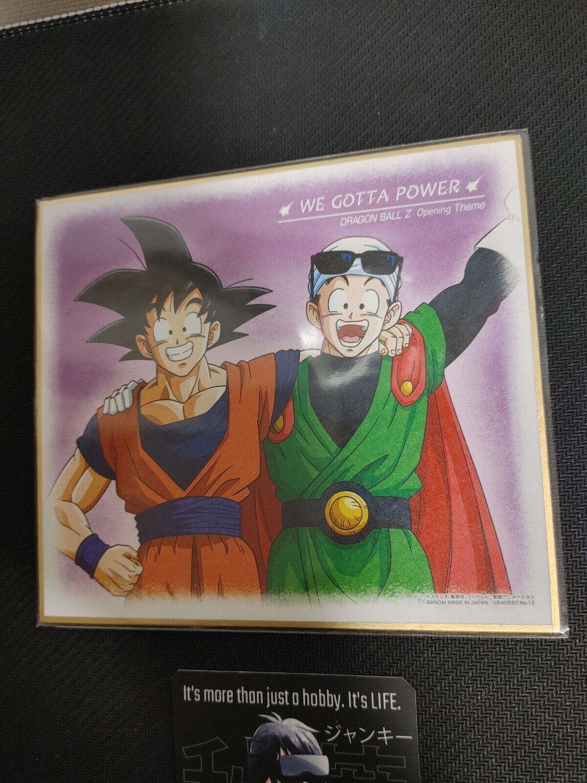 Dragon Ball Z Anime Goku Gohan Art Board Panel Shikishi Japan Limited