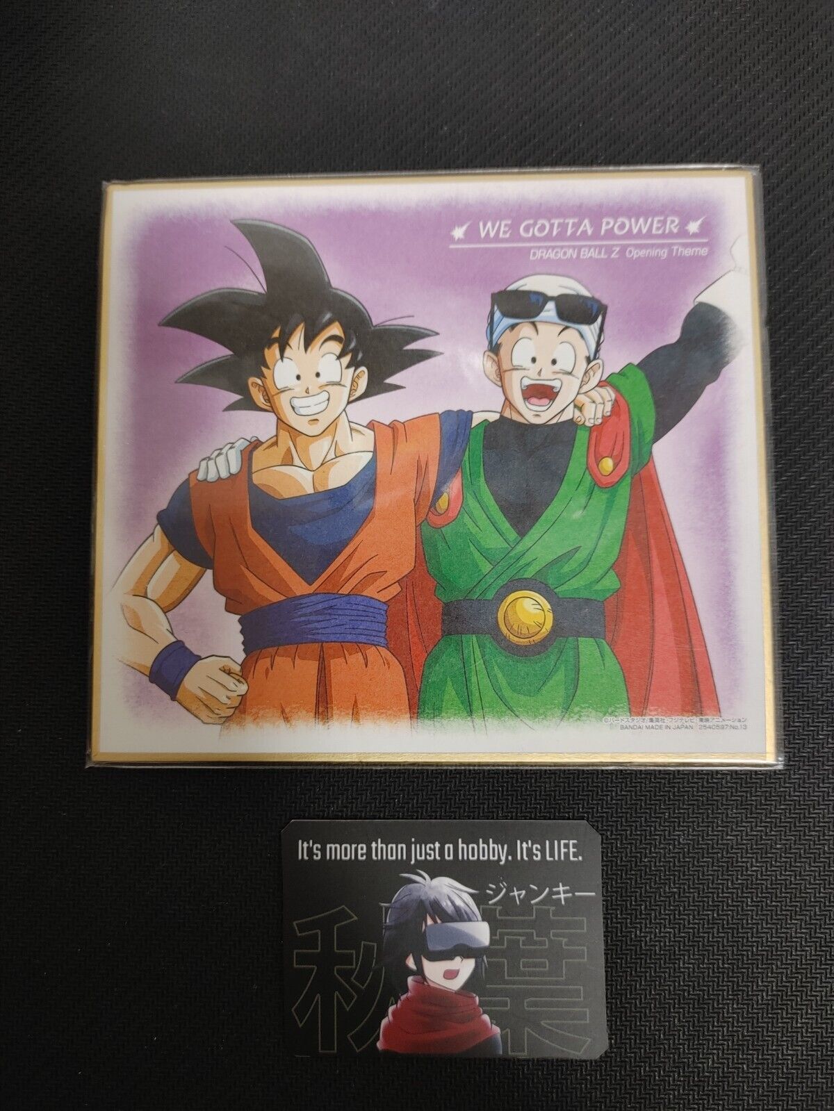 Dragon Ball Z Anime Goku Gohan Art Board Panel Shikishi Japan Limited