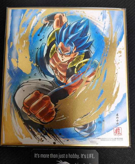 Dragon Ball Z Anime Gogeta Art Board Panel Shikishi Japan Limited