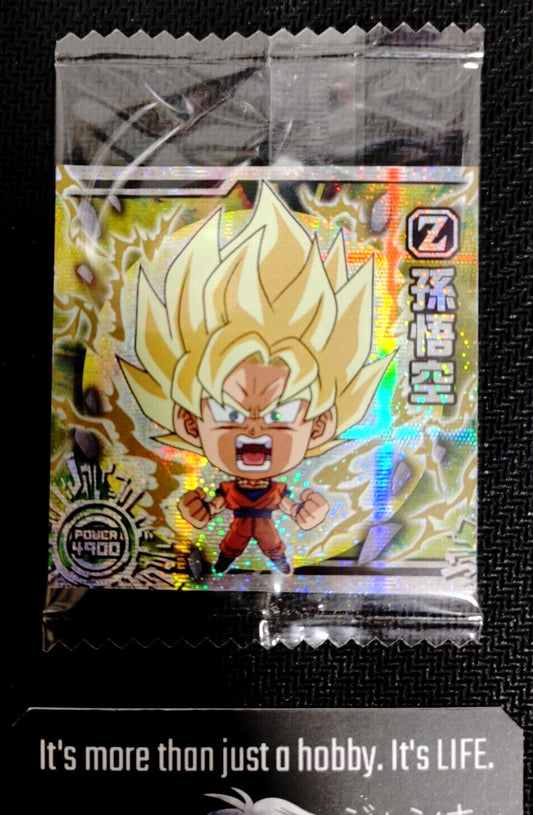 Dragon Ball Mini Sticker Card Wafer Goku 5-27GR Collectible Japan