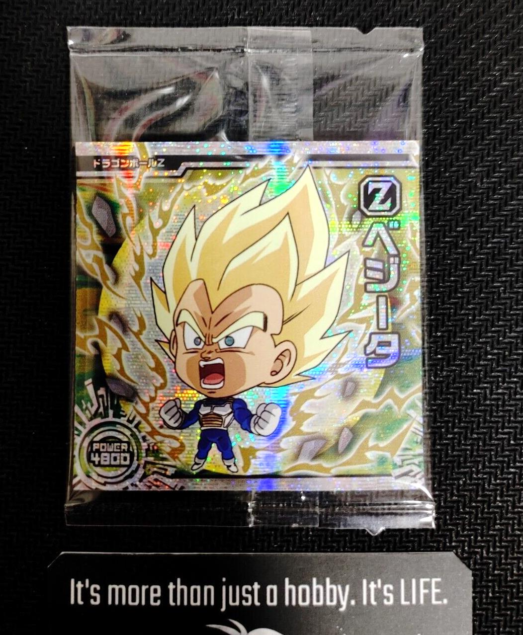 Dragon Ball Mini Sticker Card Wafer Vegeta 5-26GR Collectible Japan