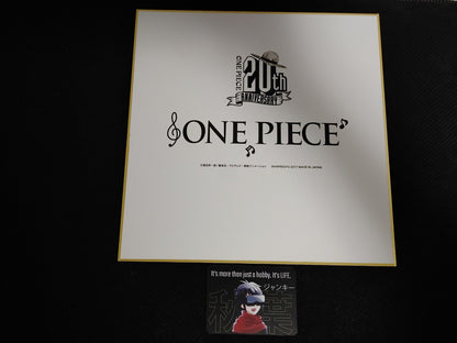 Anime One Piece Animation 20th Art Design Panel Board Shikishi Japan Limited B