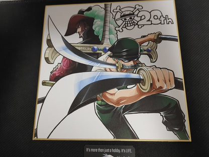 Anime One Piece Animation 20th Art Design Panel Board Shikishi Japan Limited C