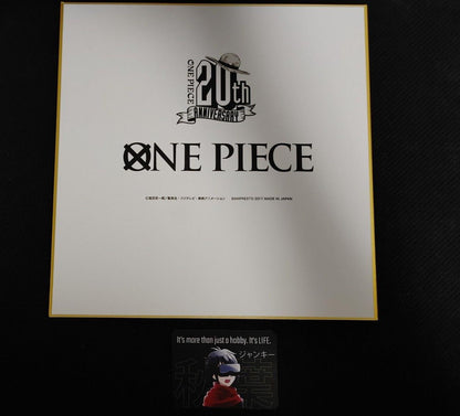 Anime One Piece Animation 20th Art Design Panel Board Shikishi Japan Limited D