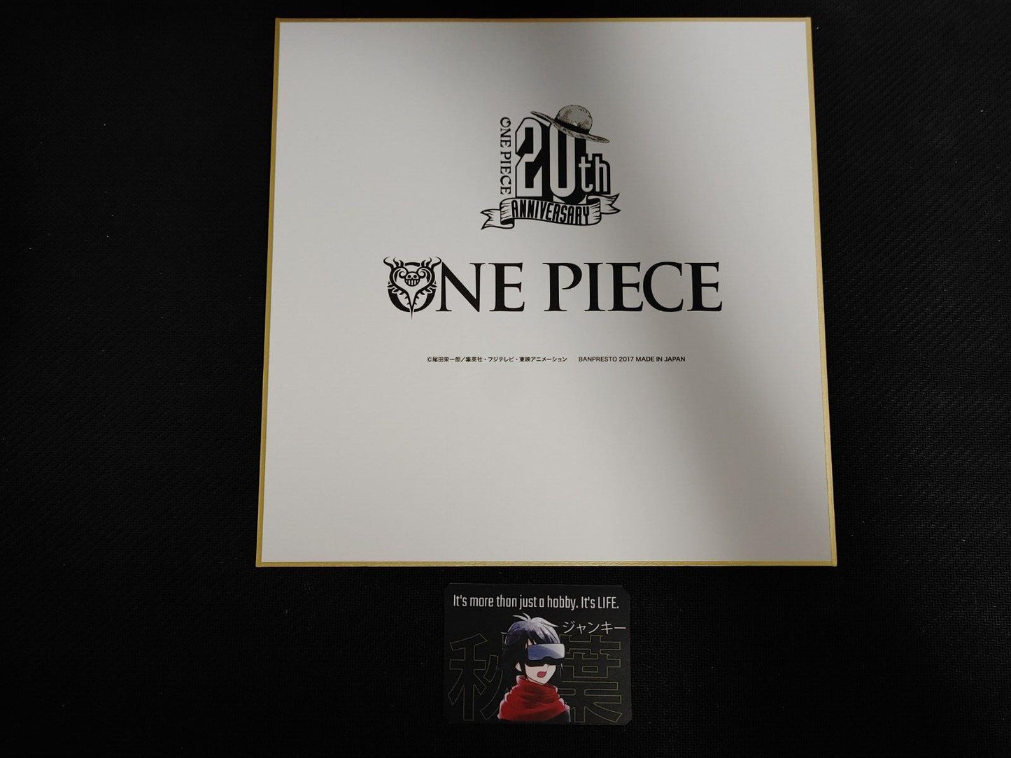 Anime One Piece Animation 20th Art Design Panel Board Shikishi Japan Limited G