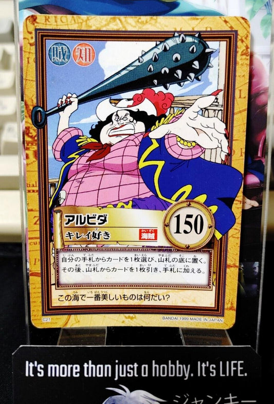 One Piece Bandai Carddass Card Alvida C21 Japanese Retro Vintage Japan