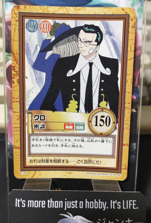 One Piece Bandai Carddass Card Kuro C134 Japanese Retro Vintage Japan