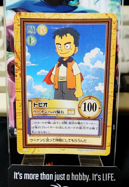 One Piece Bandai Carddass Card Tobio C131 Japanese Retro Vintage Japan