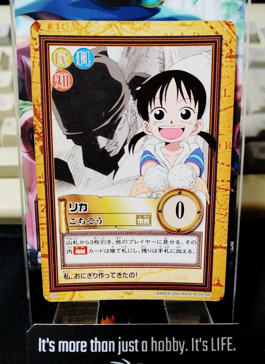 One Piece Bandai Carddass Card Rika C89 Japanese Retro Vintage Japan