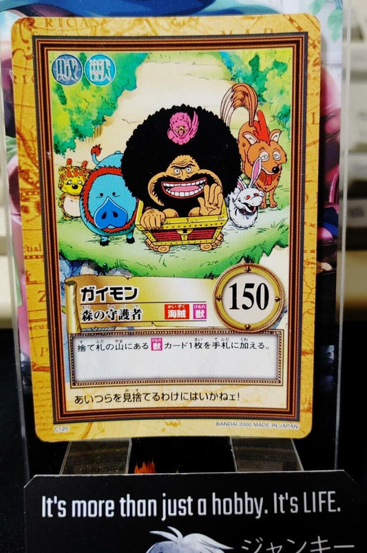 One Piece Bandai Carddass Card Gaimon C125 Japanese Retro Vintage Japan