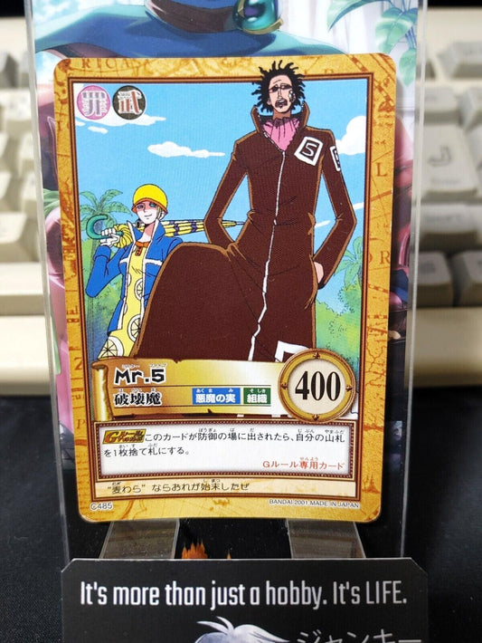 One Piece Bandai Carddass Card Mr. 5 C485 Japanese Retro Vintage Japan